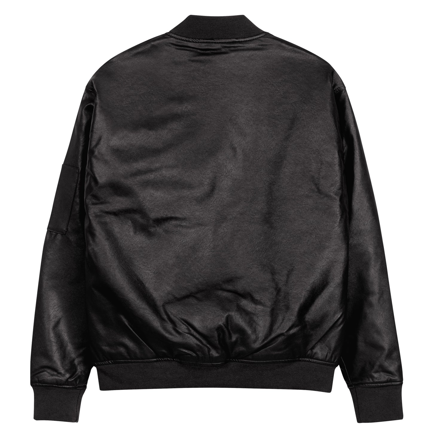 TOLERVNCE Leather Bomber Jacket